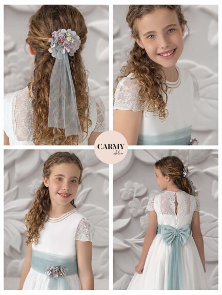 First Communion Dress 5205 - Image 2