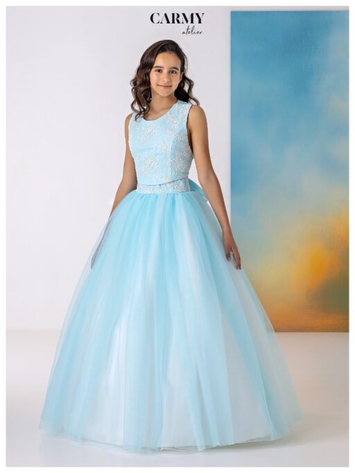 Vestido de dama falda+corpiño 5951