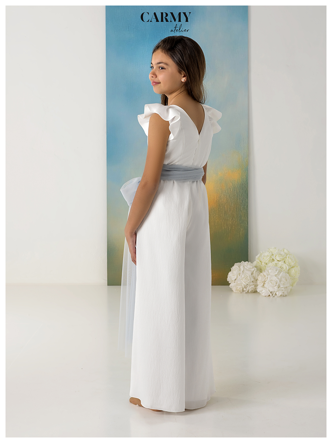 First Communion Dress 6402 - Image 2