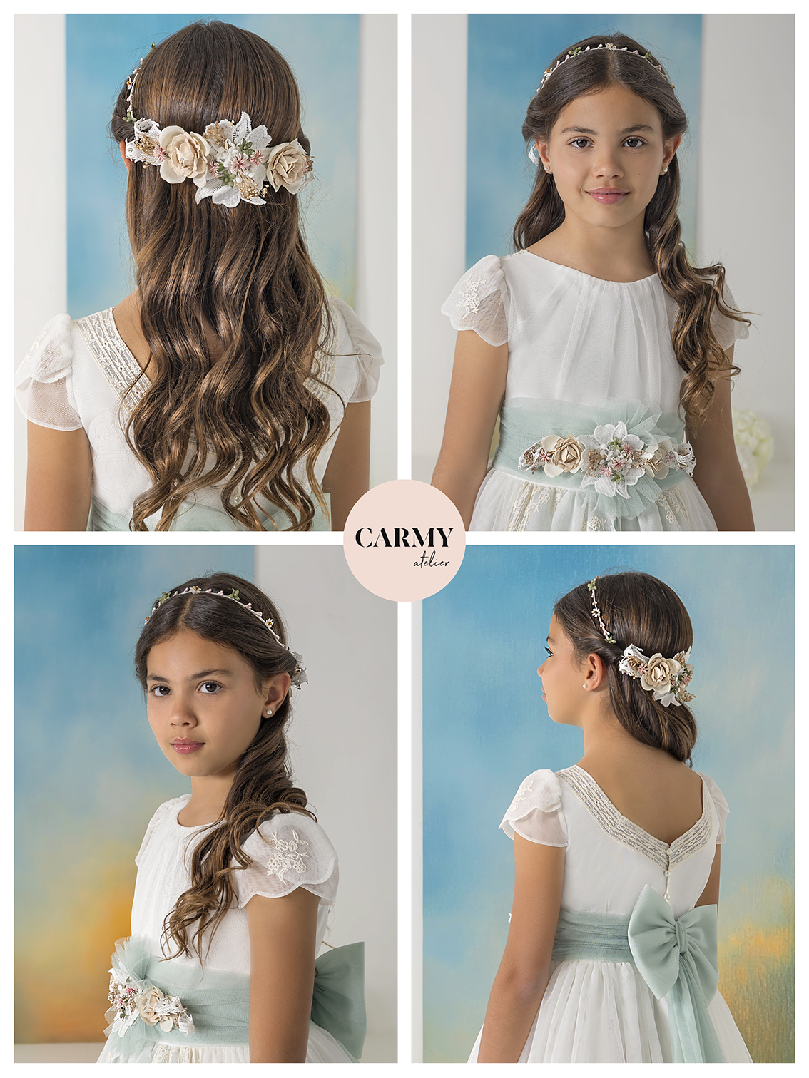 First Communion Dress 6603 - Image 2